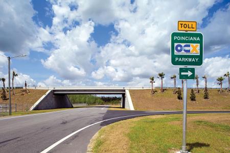 poinciana pkwy road sign